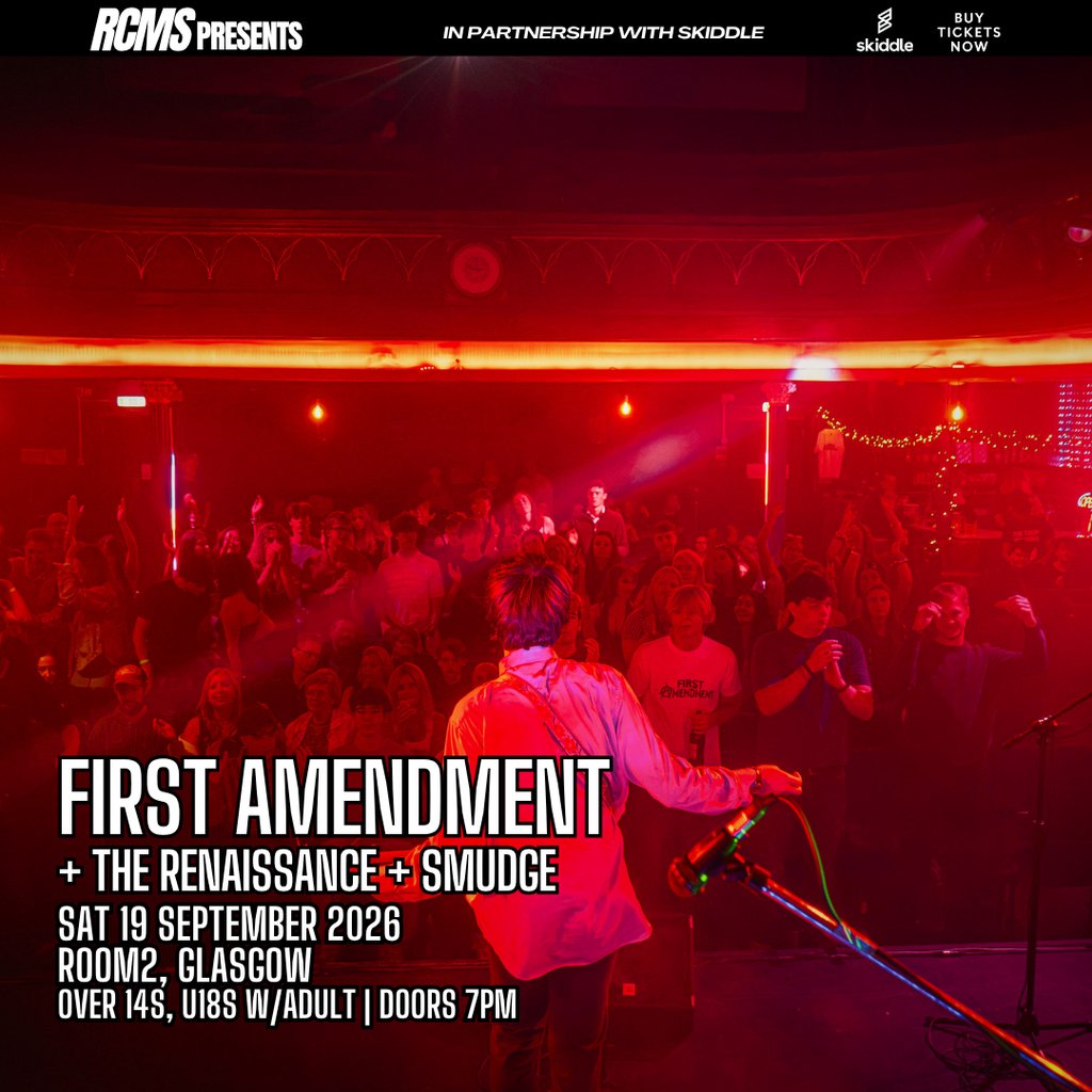 First Amendment, The Renaissance, Smudge — gig artwork