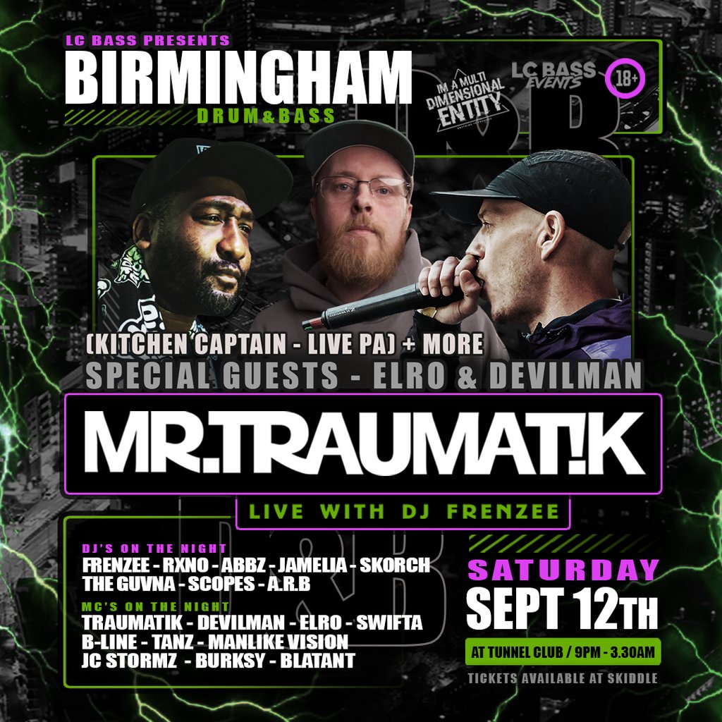 Mr Traumatik tour 2026 ft DEVILMAN & ELRO