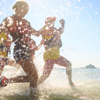Rat Race Man Vs Coast 2022 at Marazion Beach