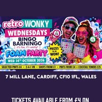 Bingo Party @ Retro Cardiff WEDNESDAY 14TH OCTOBER at Retro Cardiff