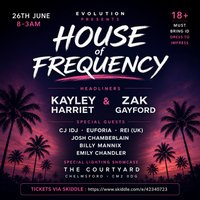 Evolution's HOUSE OF FREQUENCY at The Courtyard, Chelmsford