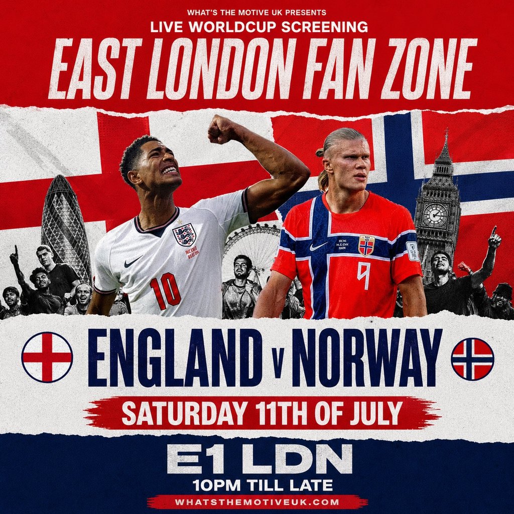 ENGLAND vs NORWAY: LIVE WORLD CUP SCREENING