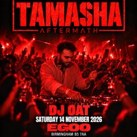 TAMASHA | Bollywood Night Birmingham | Saturday 14 November 2026 at Egoo Nightclub
