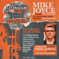Author Event:  Mike Joyce -  The Drums *SOLD OUT* at Hare And Hounds Kings Heath