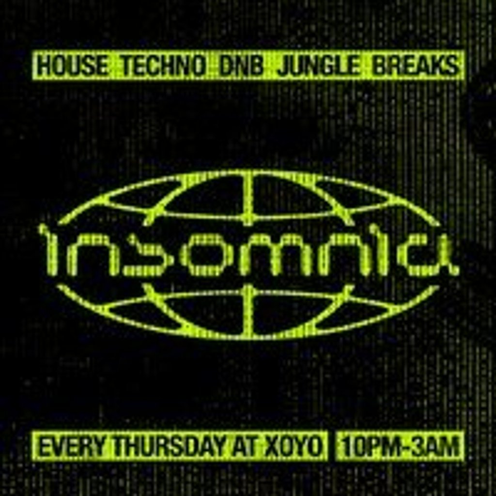 Insomnia London: House, Techno, Drum n Bass, Jungle, Breaks