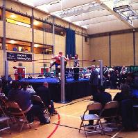 Live wrestling in Gillingham, Kent