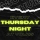 Sabotage Thursdays Event Title Pic