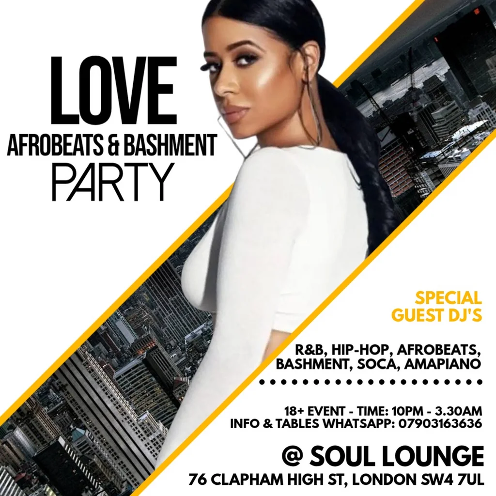 Love Afrobeats & Bashment Party