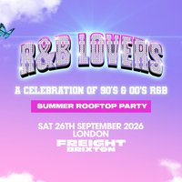 R&B Rooftop Party - Saturday 26th September - Freight Brixton