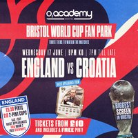 Bristol World Cup Fan Park - England vs Croatia