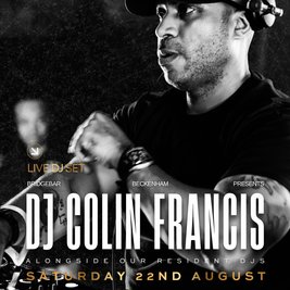 DJ Colin Francis at Bridgebar