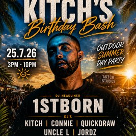 Kitch's birthday bash with 1stborn
