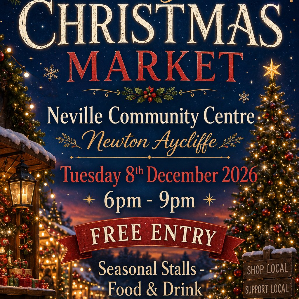 Twilight Christmas Market Neville Community Centre at Neville Community Centre, Newton Aycliffe