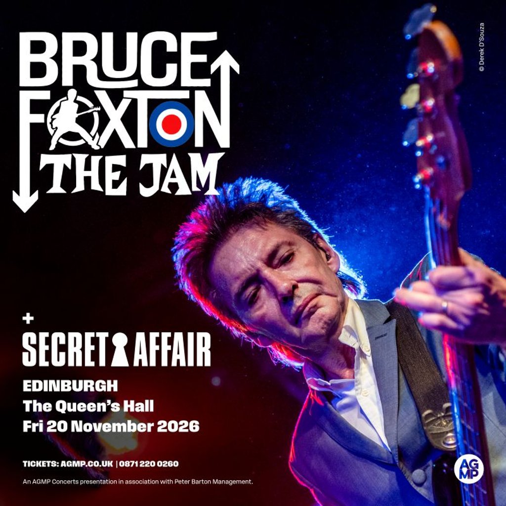 Bruce Foxton — gig artwork