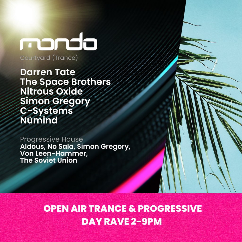 Mondo Records:  Trance & Progressive House Summer Party