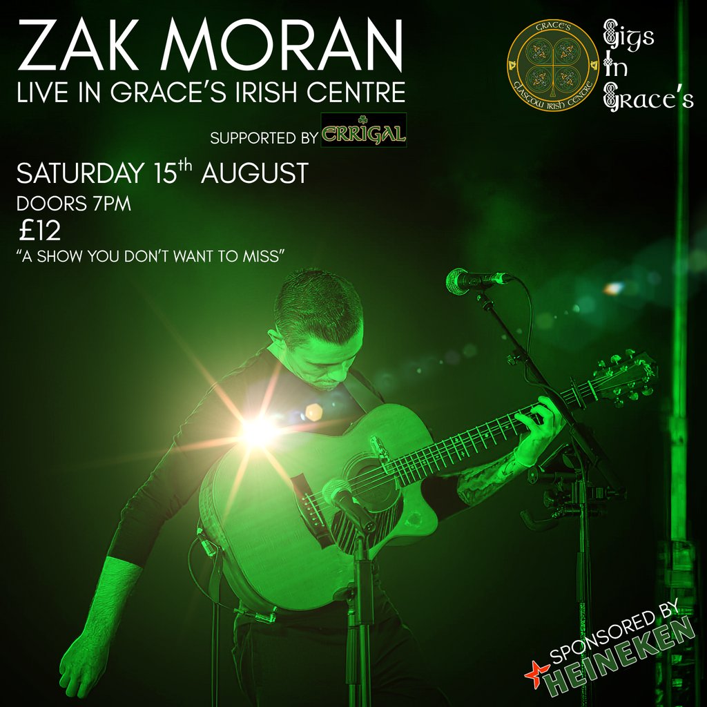Zak Moran - Live At Grace's Irish Centre