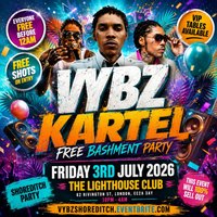 Vybz Kartel - Free Bashment Party - Everyone Free Before 12AM at The Lighthouse Bar And Club
