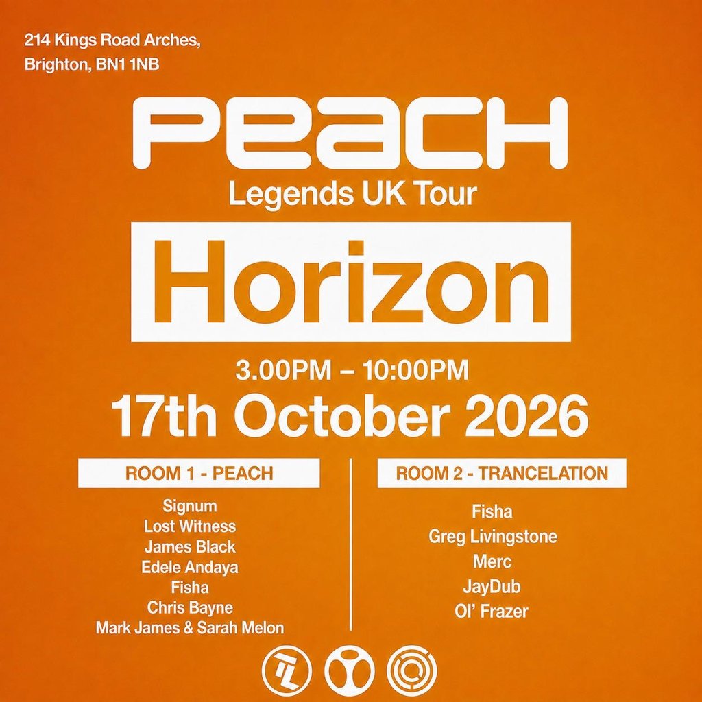 Peach Legends UK Tour - Brighton at Horizon Club, Brighton