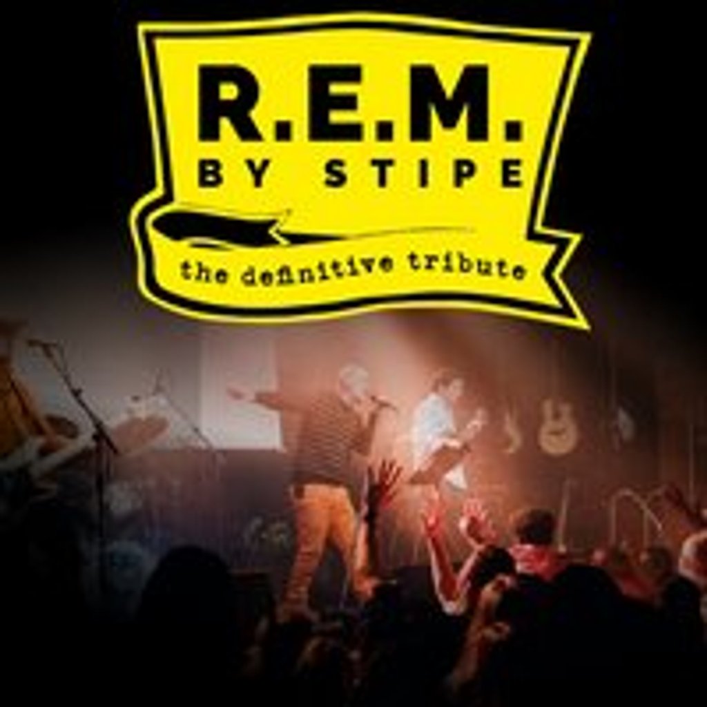 R.E.M performed LIVE by Stipe at Camp and Furnace — gig artwork