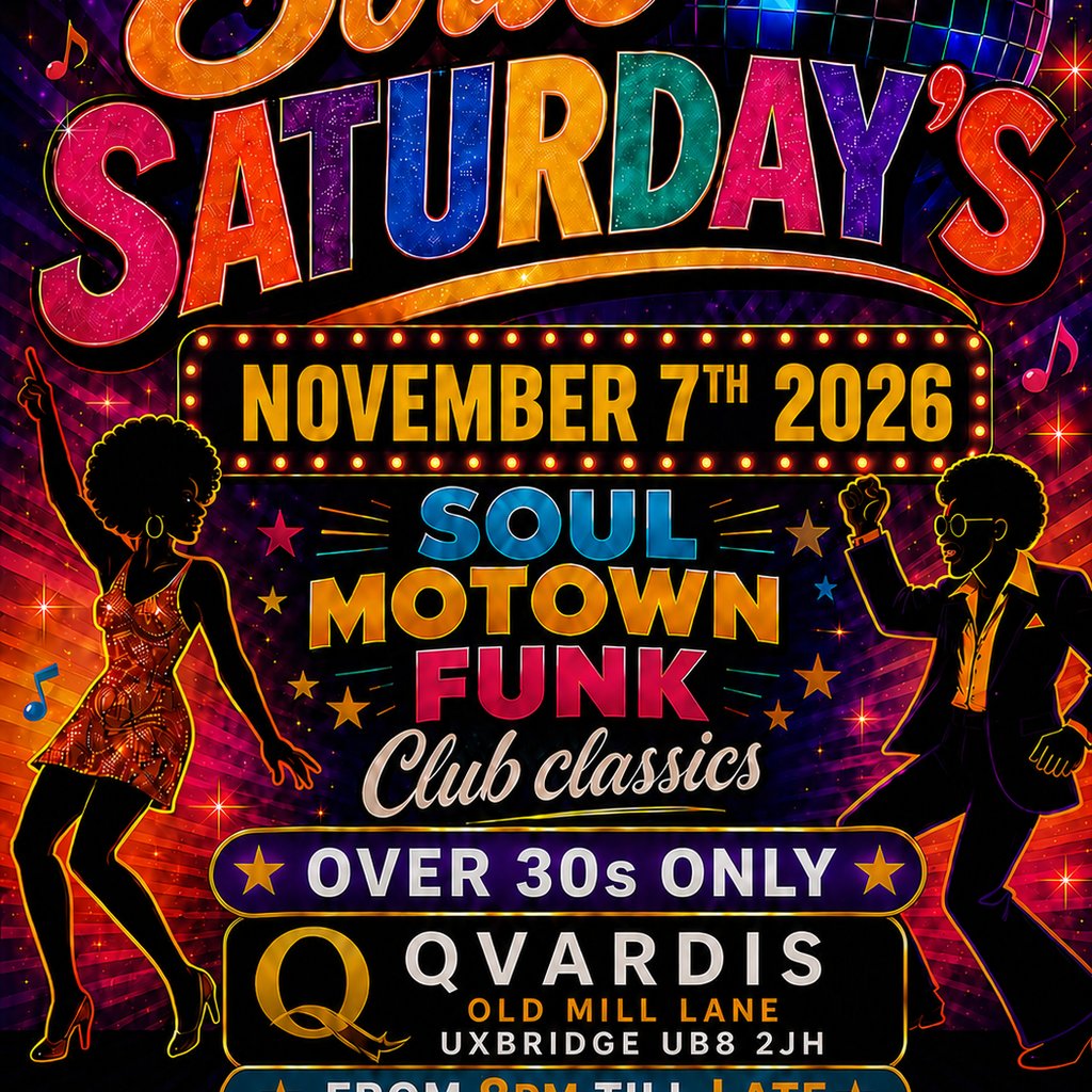 Inside Qvardis, a nightclub in Uxbridge, London