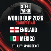 England vs Mexico | Last 16| World Cup 2026 Live at SYSheffield (Steel Yard)