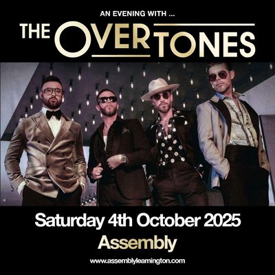 THE OVERTONES - UP CLOSE AND PERSONAL Saturday 4|10|25