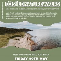 Fèis Ìle Nature Walk Three: Hard. Beinn Bheigeir at The Ramsay Hall Port Ellen