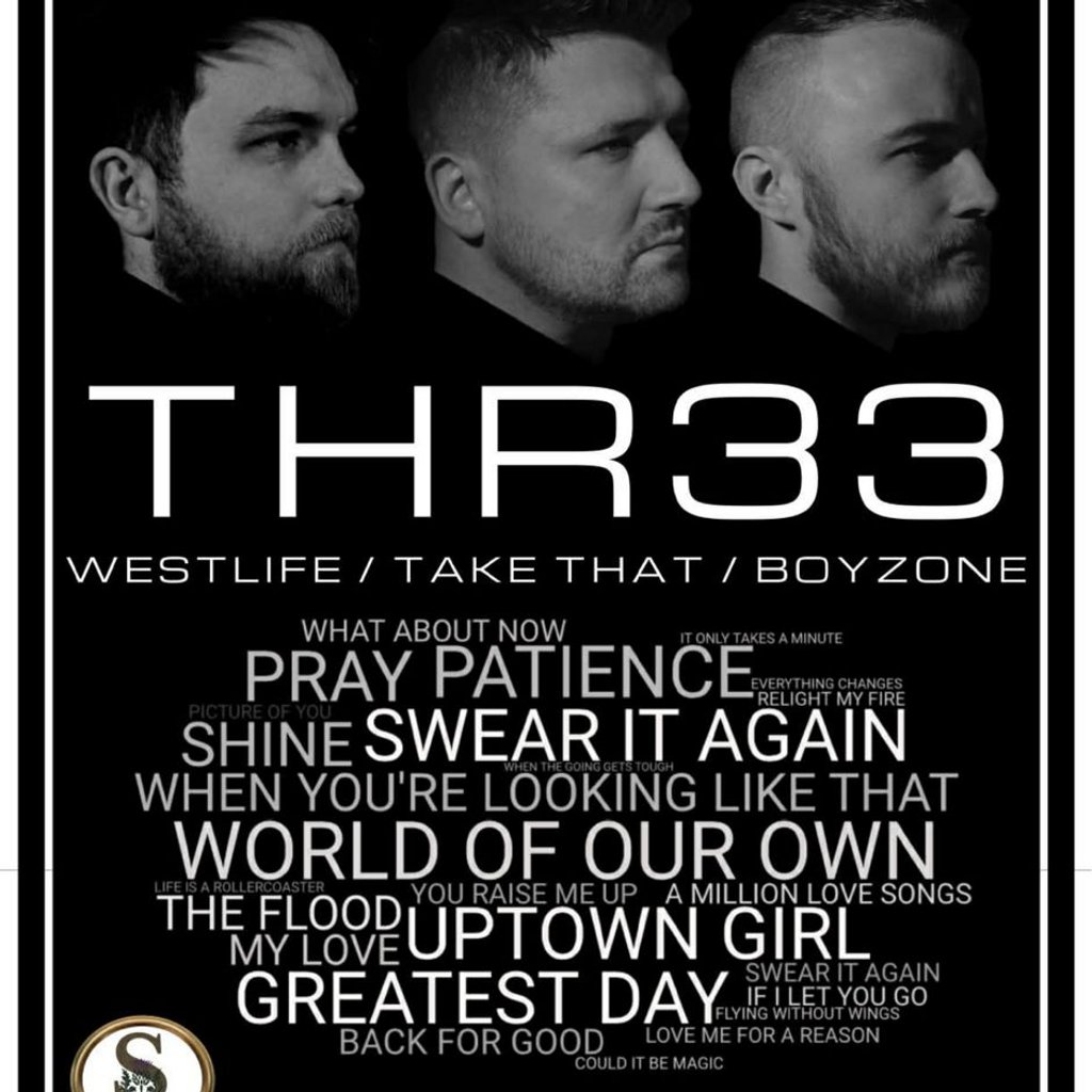 THR33 - Westlife, Boyzone, and Take That Tribute