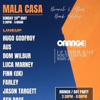 Mala Casa - Orange Rooms - Brunch & Afters at Orange Rooms Southampton
