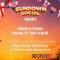 Sundown Social Presents- England Vs Panama screening at Sector 57