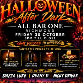 Mischievous- After Dark - Halloween  @ All Bar One - Richmond