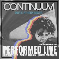 Continuum by John Mayer performed live at Studio 2 Parr Street