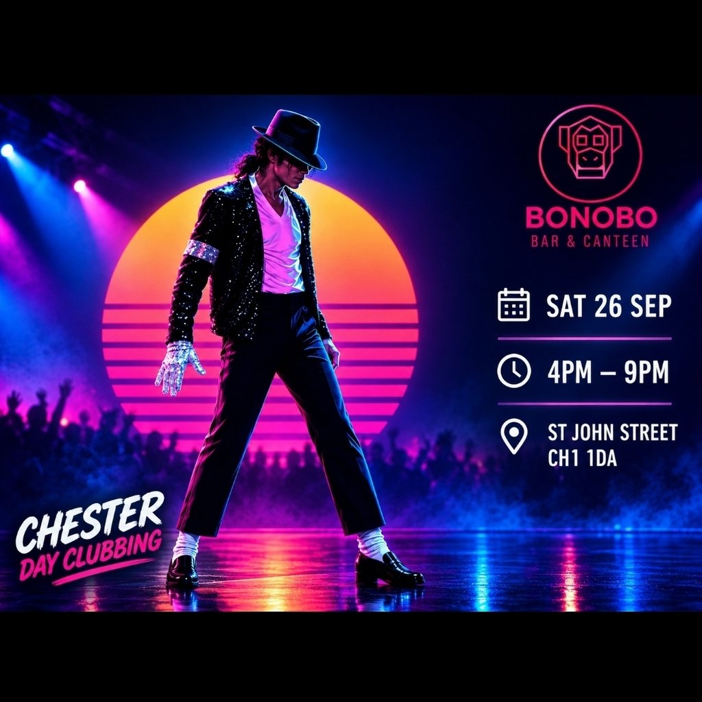 Throwback Masters Chester Over 25s Day Clubbing 80s 90s 00s at Bonobo Bar And Canteen, Chester
