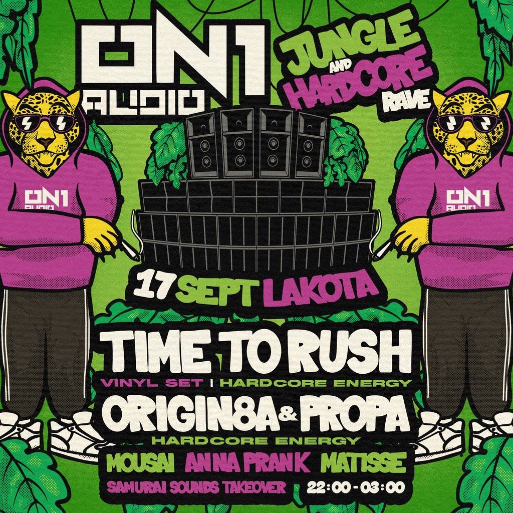 Jungle Freshers Rave - LAKOTA (ON1 AUDIO) at Lakota, Bristol