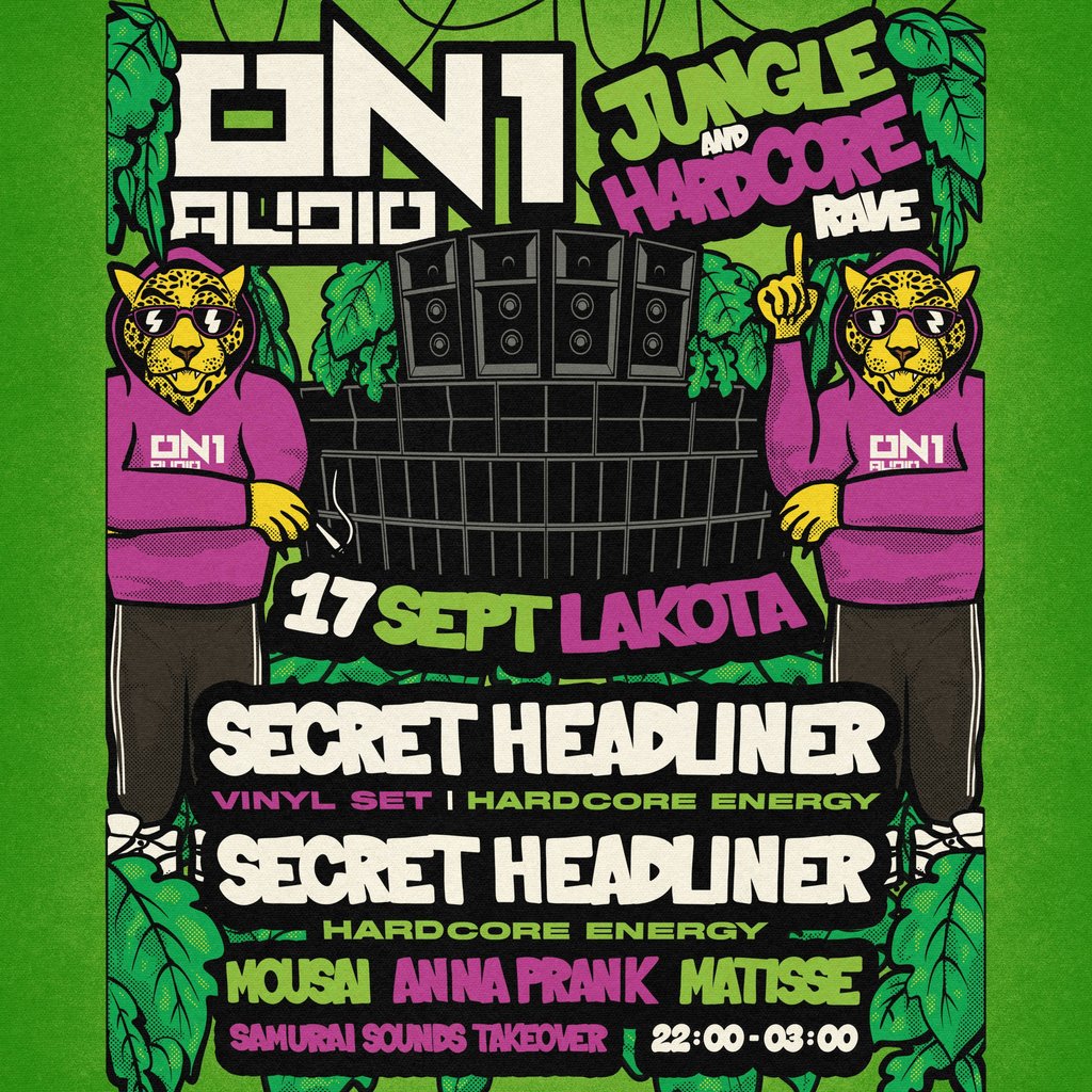 ON1 Audio Presents - Jungle and Hardcore (Lakota) Image