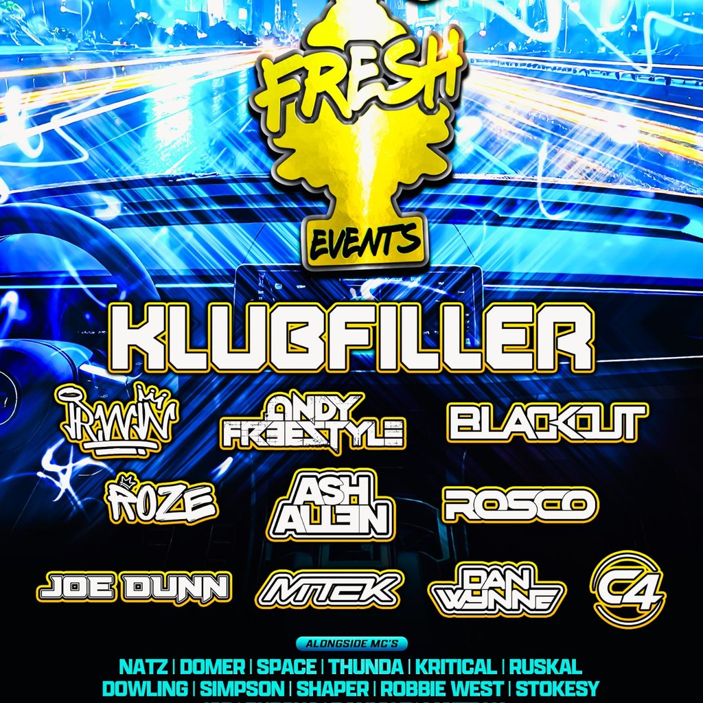 Fresh events #4 — gig artwork