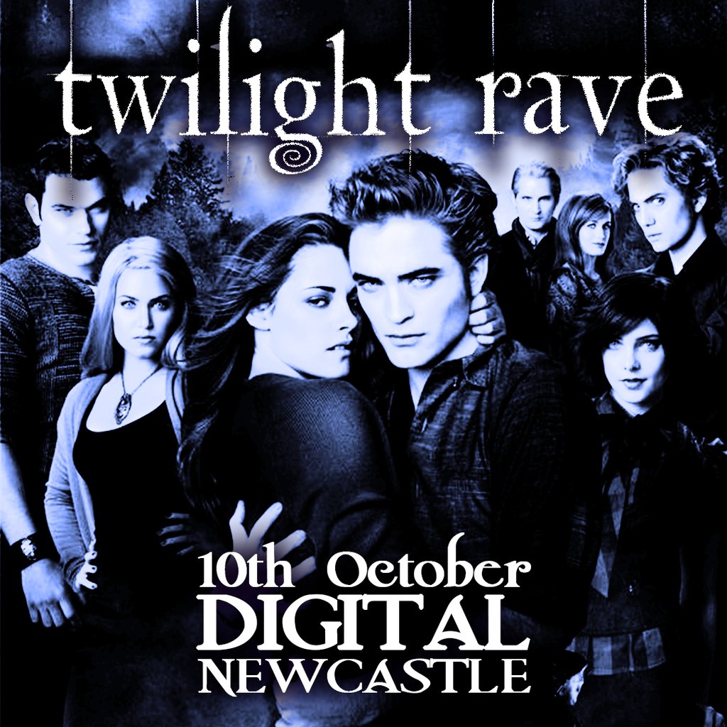 Twilight Rave (Newcastle) — gig artwork