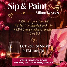 SIP & PAINT- Party Milton Keynes