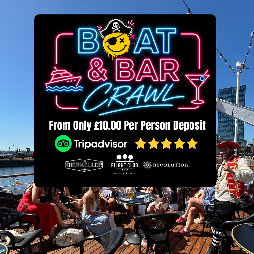 Liverpool Pirate Boat & Bar Crawl