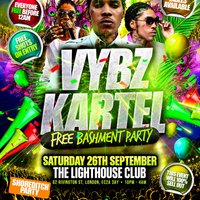Vybz Kartel - Free Bashment Party - Everyone Free Before 12AM at The Lighthouse Bar And Club