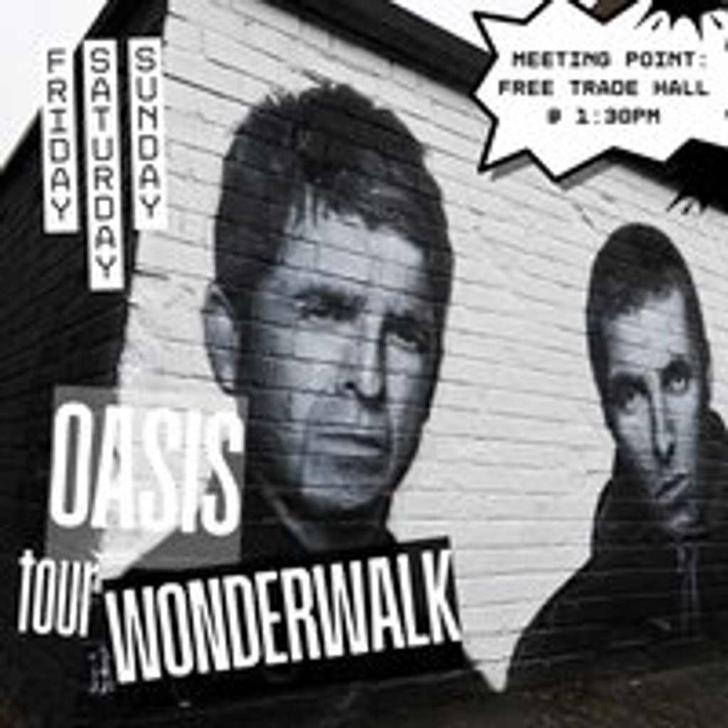 The Oasis Wonderwalk Tour at Chinatown, Faulkner Street, Manchester, M1 4FH, Manchester