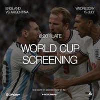 World Cup x Hidden - England vs Argentina at Hidden