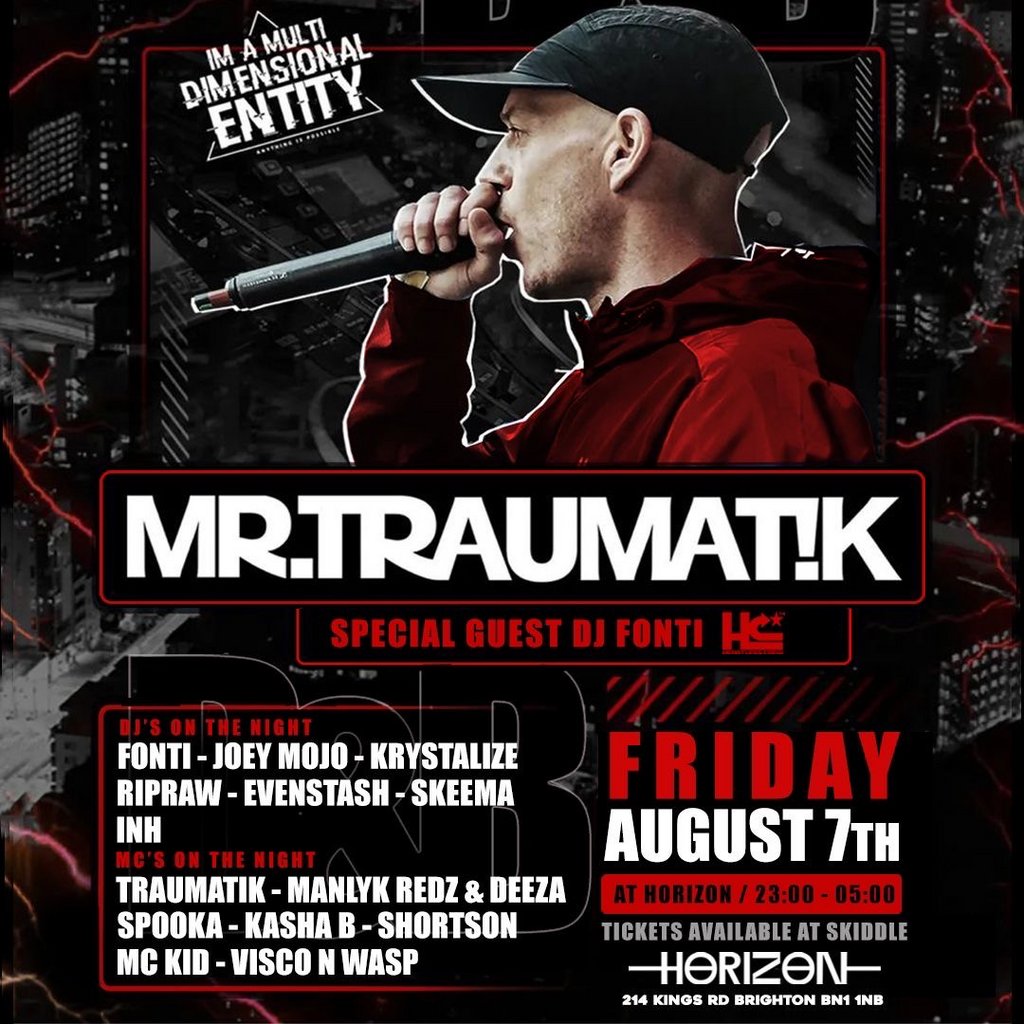 BRIGHTON Drum & Bass presents MR TRAUMATIK