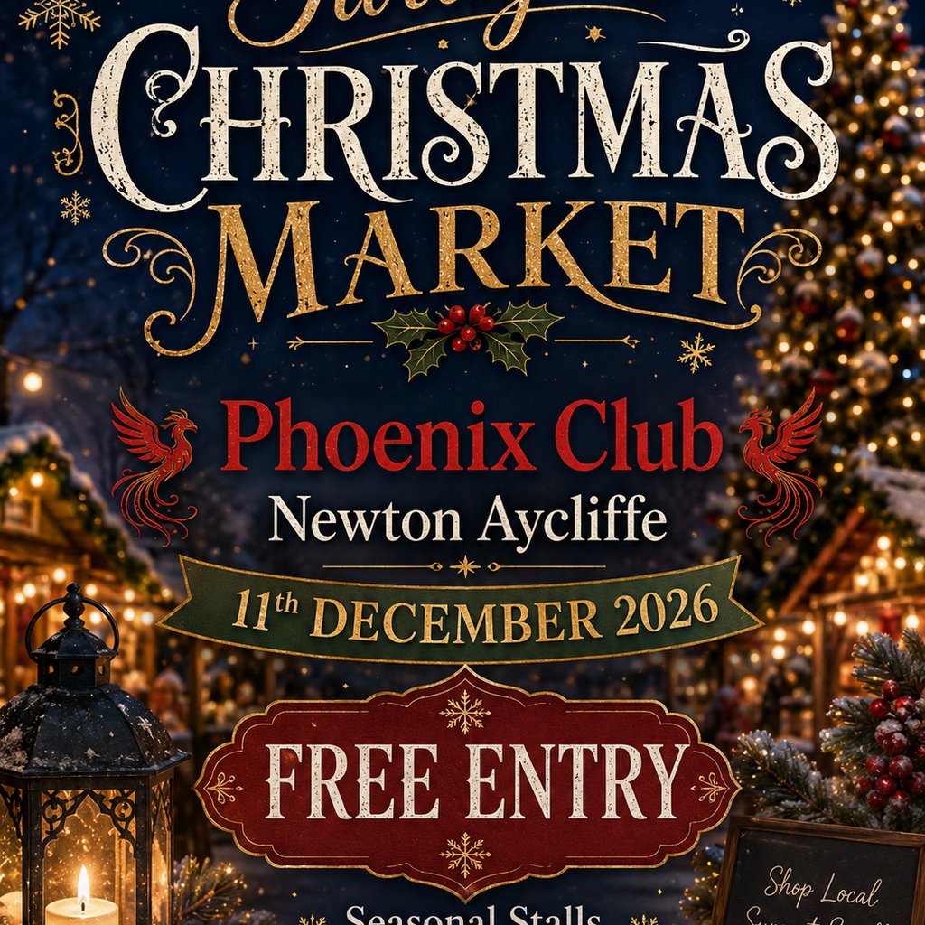 Twilight Christmas Market Phoenix Club at Phoenix Club, Newton Aycliffe