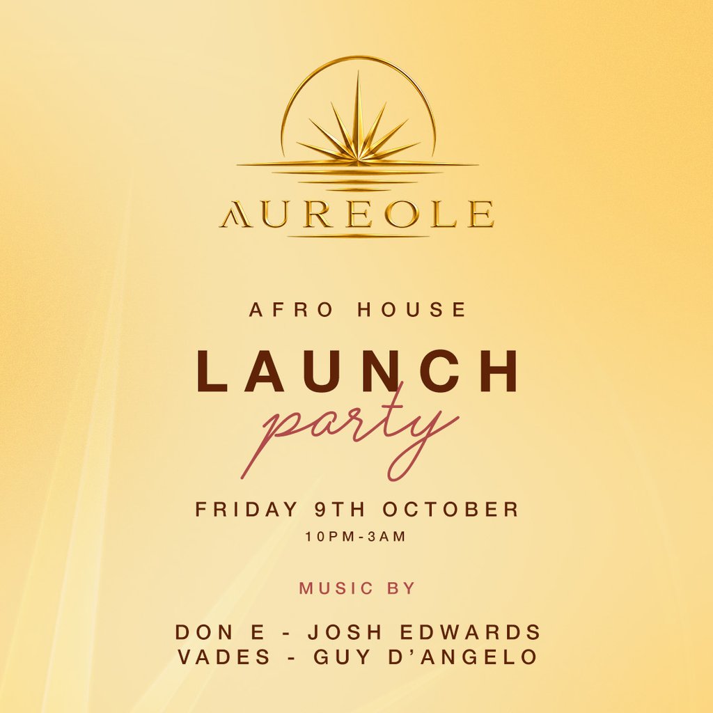 Aureole Launch Party at Arch 2, Windsor