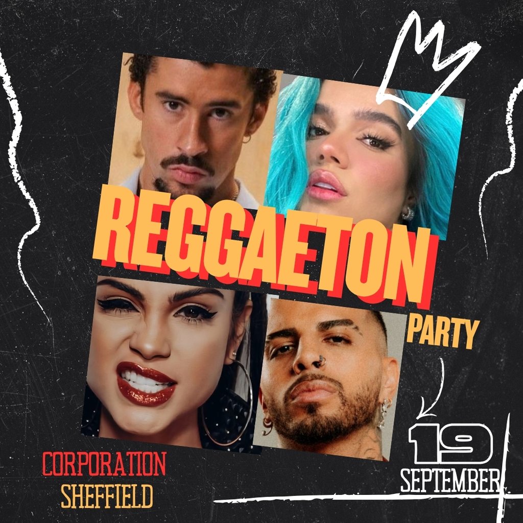 Reggaeton Party (Sheffield) September 2026 at Corporation, Sheffield