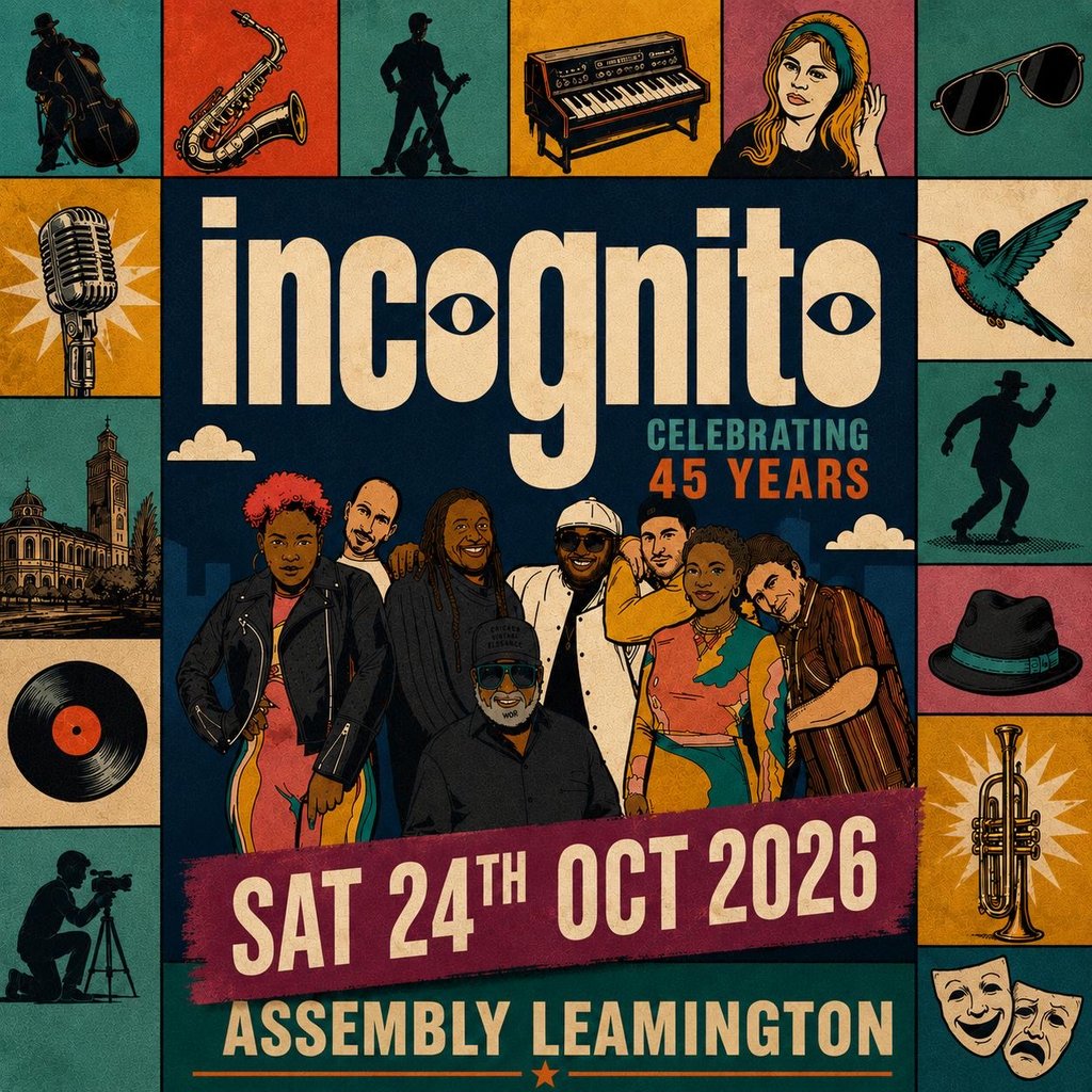 INCOGNITO Saturday 24/10/26