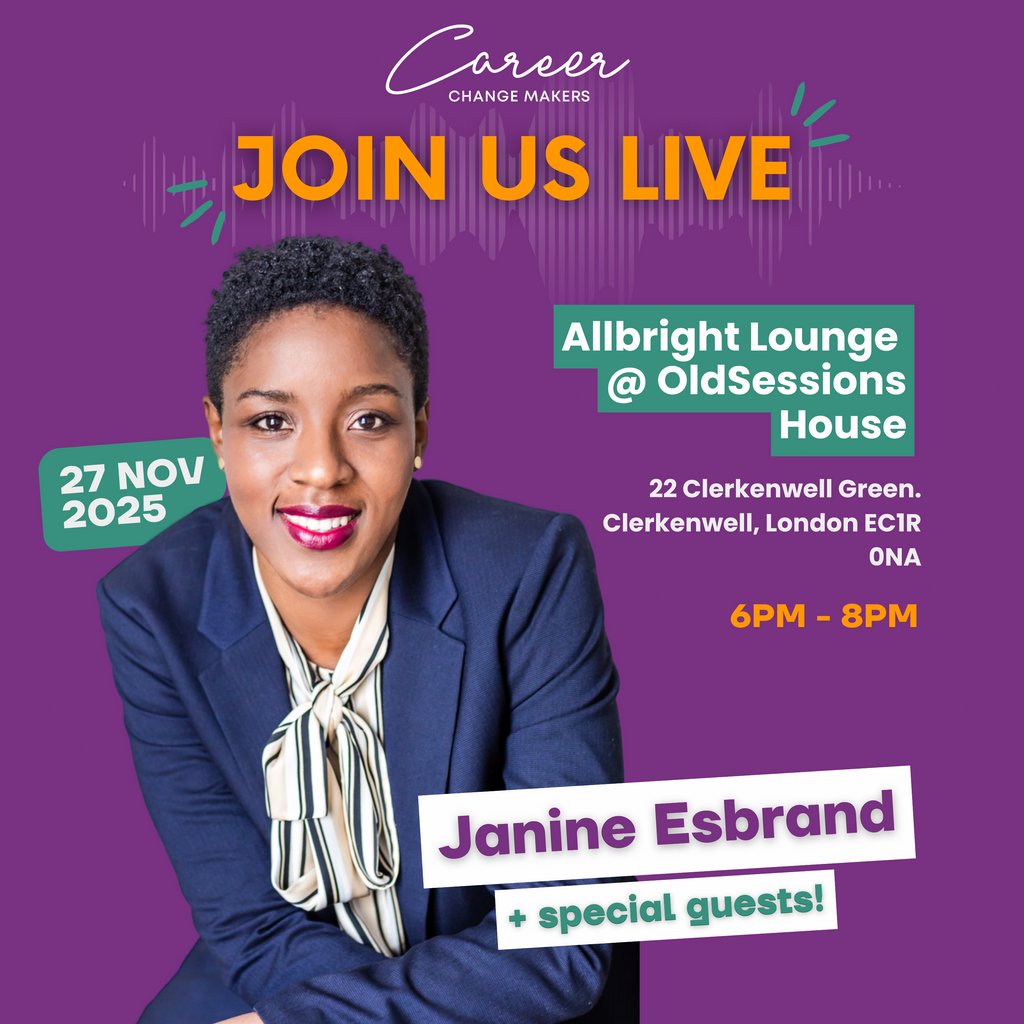 Career Change Maker Live Podcast Recording & Networking Event