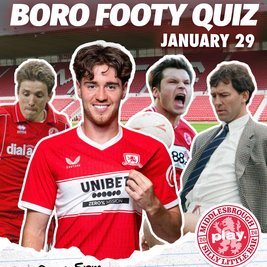 Middlesbrough Football Club Quiz