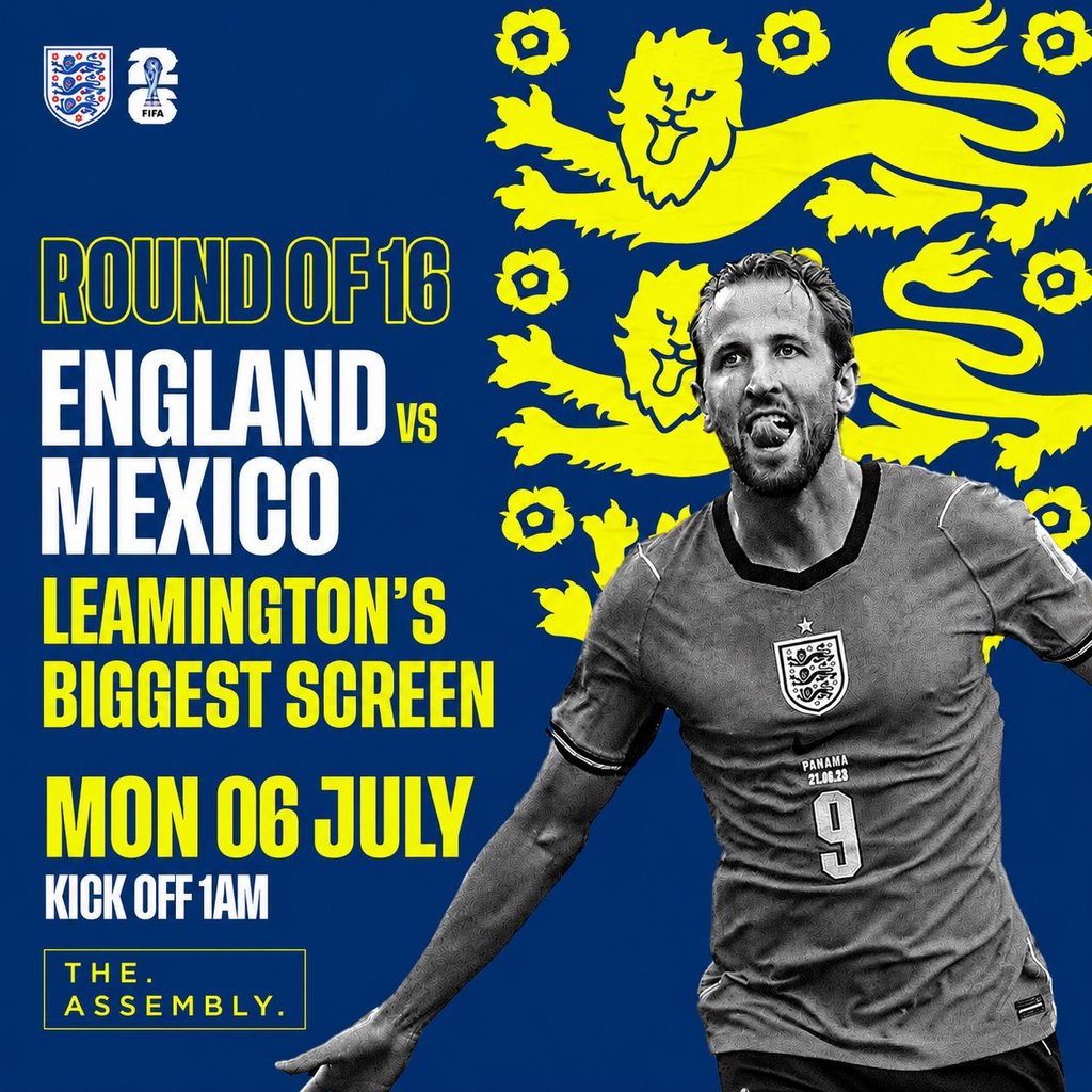 ENGLAND VS MEXICO Free Seated Entry Ticket
